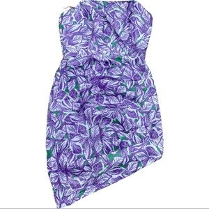 Ramy Brook Kyler strapless sequin mini dress slit